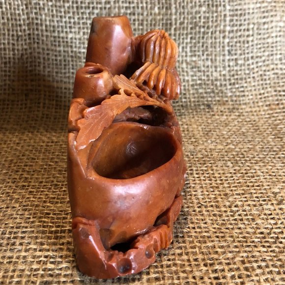 Vintage Stone Chinese Ink Well - Brush Pot MCM - Picture 4 of 7